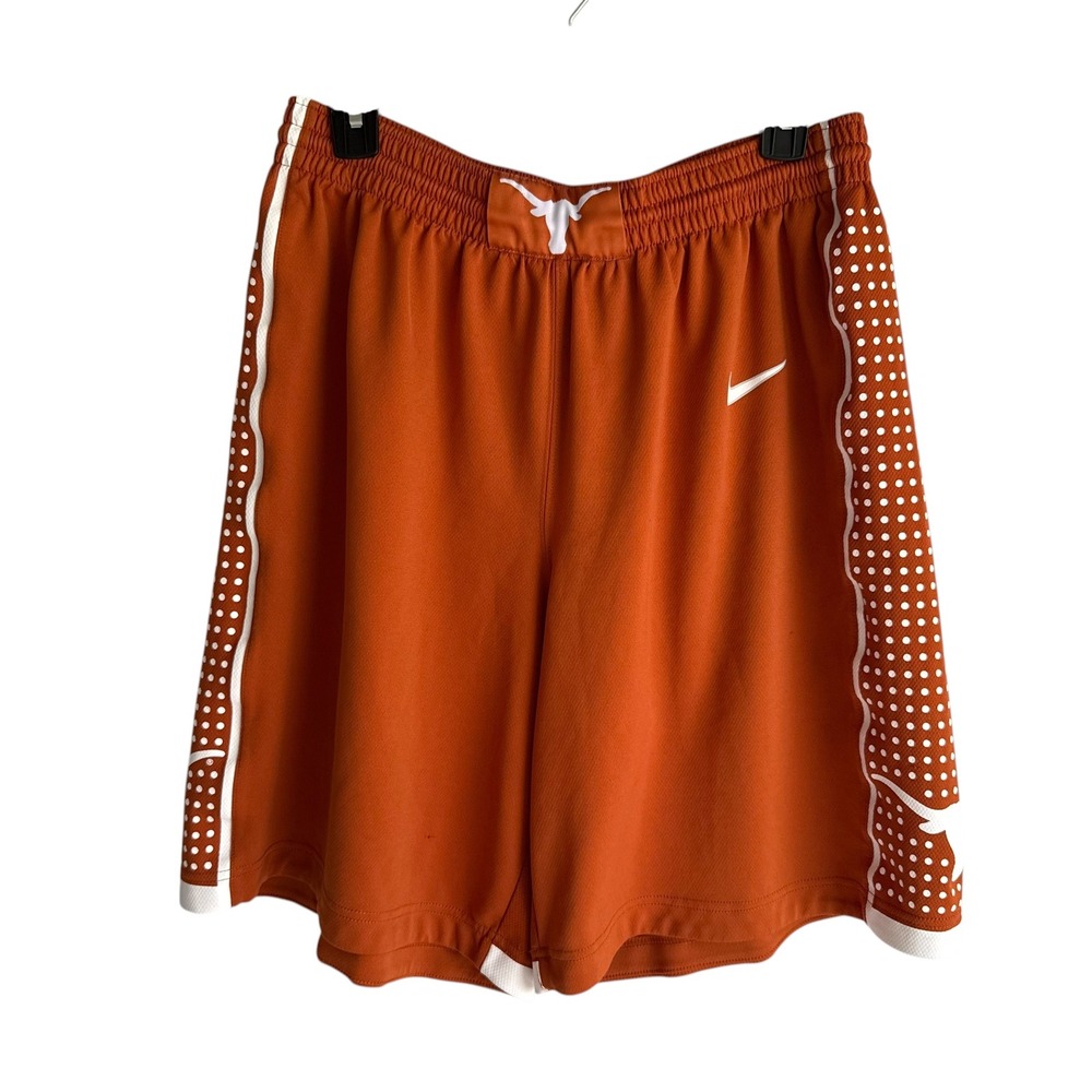 NIKE Texas Longhorn Burnt Orange Mens Basketball Short, S